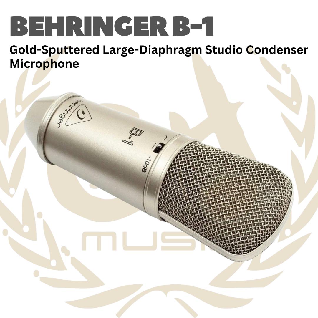 Behringer B1 | B-1 Large Diaphragm Condenser Microphone - Mic Kondenser Studio Original