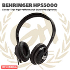 Behringer HPS5000 Closed-Type High-Performance Studio Headphones - HPS 5000 Headphone Studio Original Asli