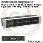 BEHRINGER ULTRAGRAPH PRO FBQ3102HD 31 Band Graphic Equalizer with FBQ