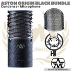ASTON ORIGIN BUNDLE & BLACK BUNDLE Large Diaphragm Studio Condenser Microphone (made in UK)