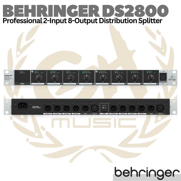 BEHRINGER ULTRALINK DS2800 Audio Distribution Splitter