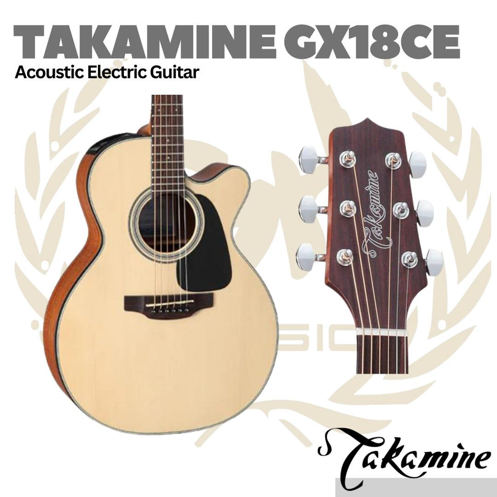 Takamine GX18CE Acoustic Electric Guitar - Gitar Akustik Elektrik