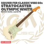 SQUIER FSR Classic Vibe 60s Stratocaster Electric Guitar - Gitar Listrik Elektrik Original Asli