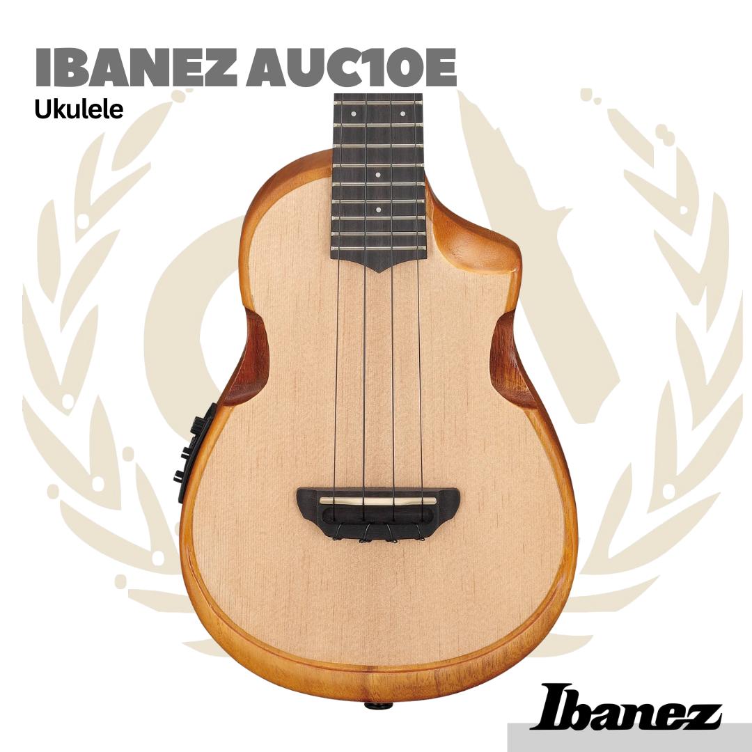 Ibanez AUC10E Ukulele w/Gig Bag - Gitar Lele