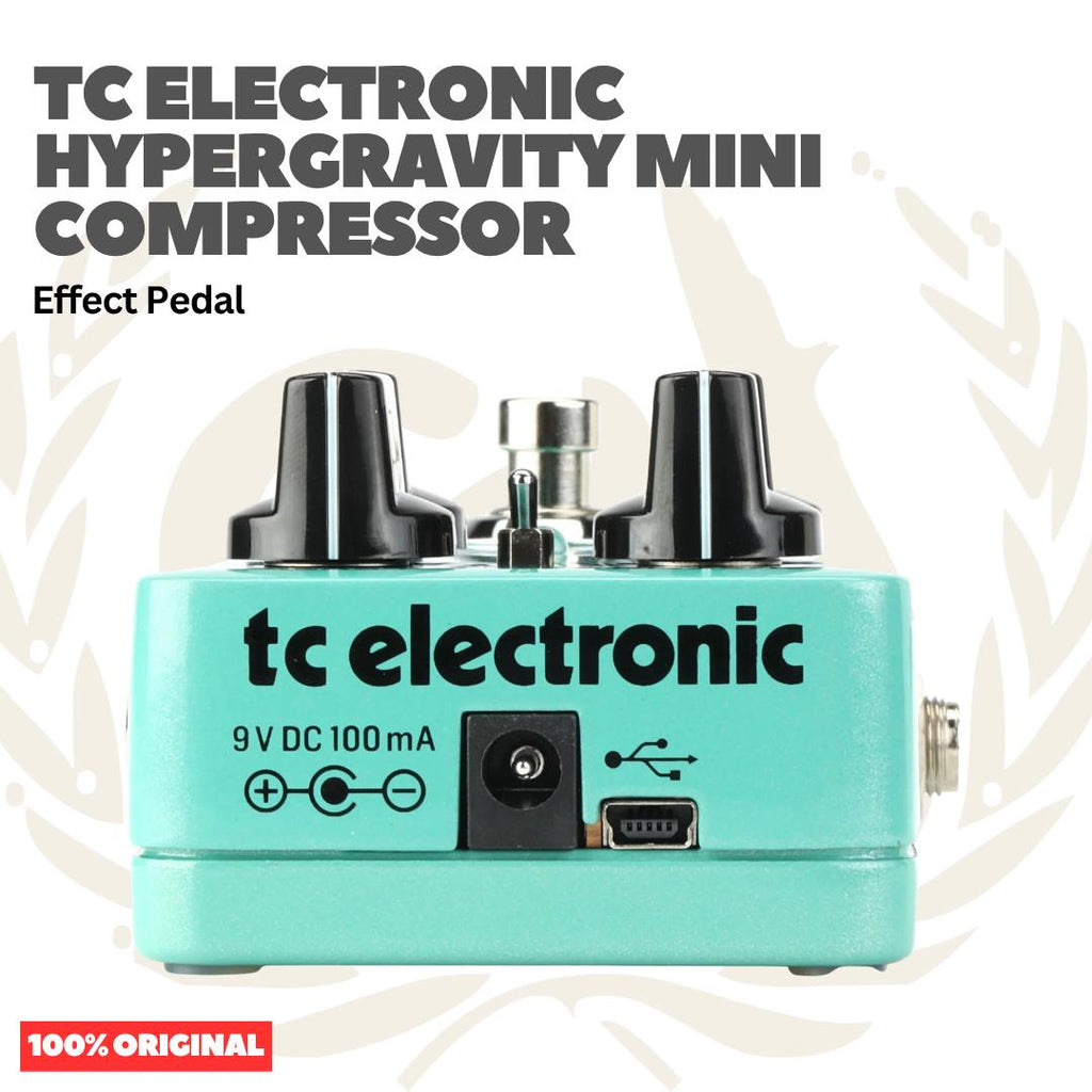 TC Electronic Hypergravity Mini Compressor Guitar Effects Pedal - Pedal Efek Gitar Bass