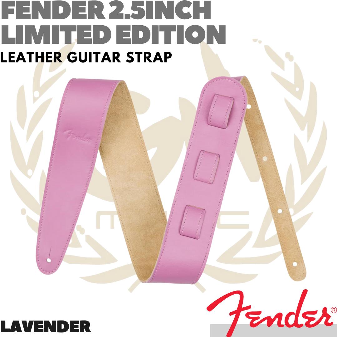 FENDER 2.5inch Limited Edition Leather Strap Gitar Bass