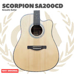 Scorpion SA200CD Acoustic Guitar - Gitar Akustik SA 200 CD Original Asli