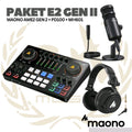 PAKET MAONO E2 GEN 2 - AME2 Gen II - 1  MIC PLUS MH601 - Podcast, Streaming, Recording