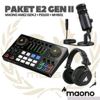 PAKET MAONO E2 GEN 2 - AME2 Gen II - 1  MIC PLUS MH601 - Podcast, Streaming, Recording