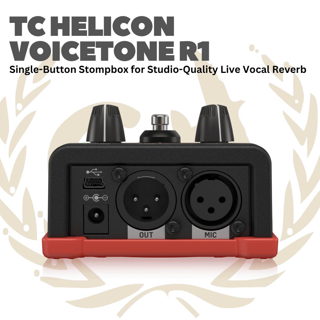 TC Helicon Voicetone R1 - R 1 Voice tone Efek Gitar Bass Pedal R-1