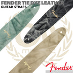 FENDER Tie Dye Leather Strap Guitar | Tali Gitar