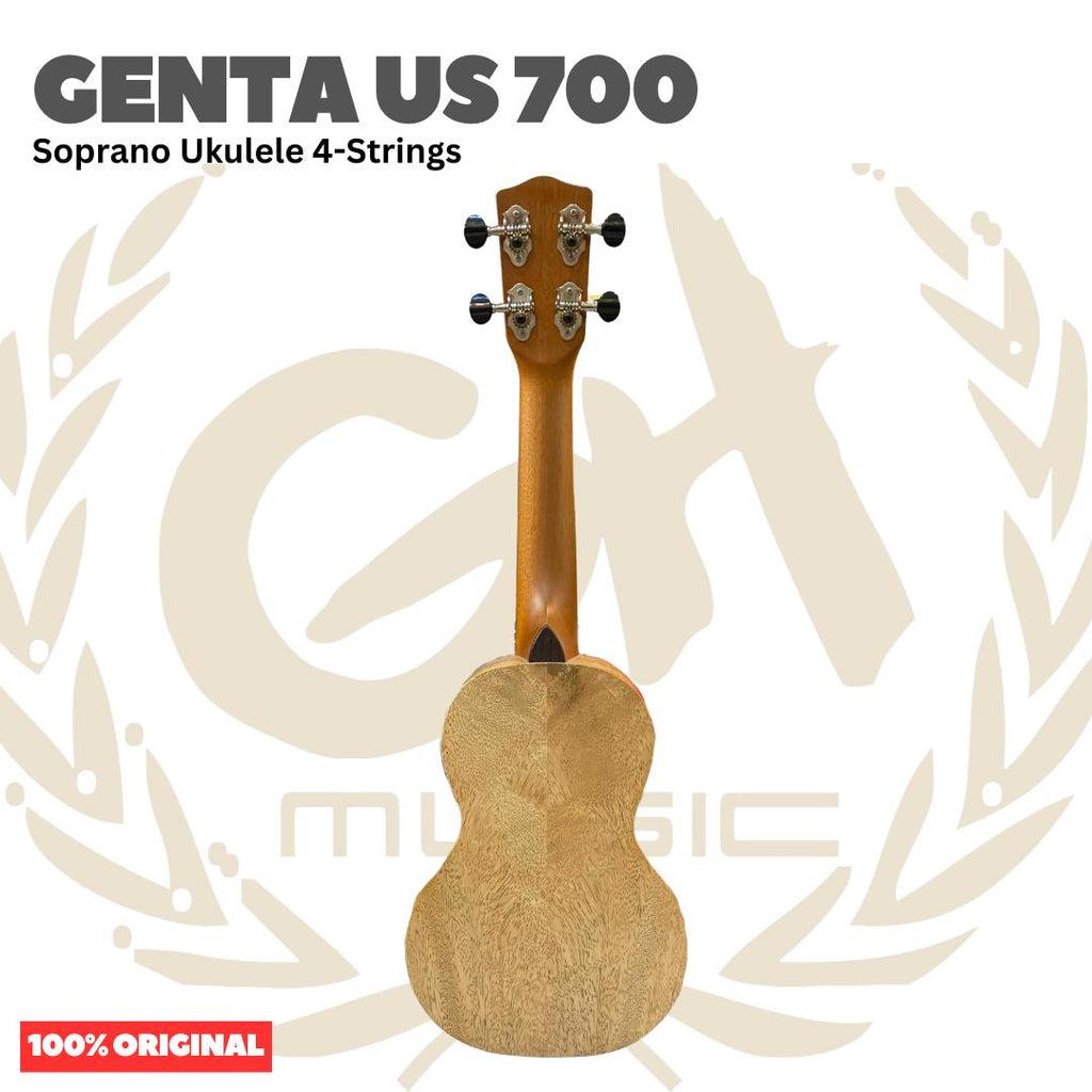 Genta US 700 Soprano Ukulele 4-Strings - Ukulele Soprano 4 Senar Genta US700 Original Asli