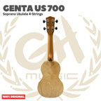 Genta US 700 Soprano Ukulele 4-Strings - Ukulele Soprano 4 Senar Genta US700 Original Asli