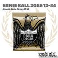 Ernie Ball 2086 Paradigm 80/20 Bronze Acoustic Guitar Strings, 12-54