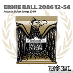 Ernie Ball 2086 Paradigm 80/20 Bronze Acoustic Guitar Strings, 12-54