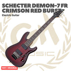 SCHECTER DEMON-7 FR 7 Strings Electric Guitar | Gitar Tremolo Up down