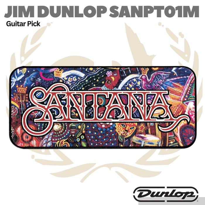 Jim Dunlop Santana Medium Pick SANPT01M - Pik Gitar Bass isi 6