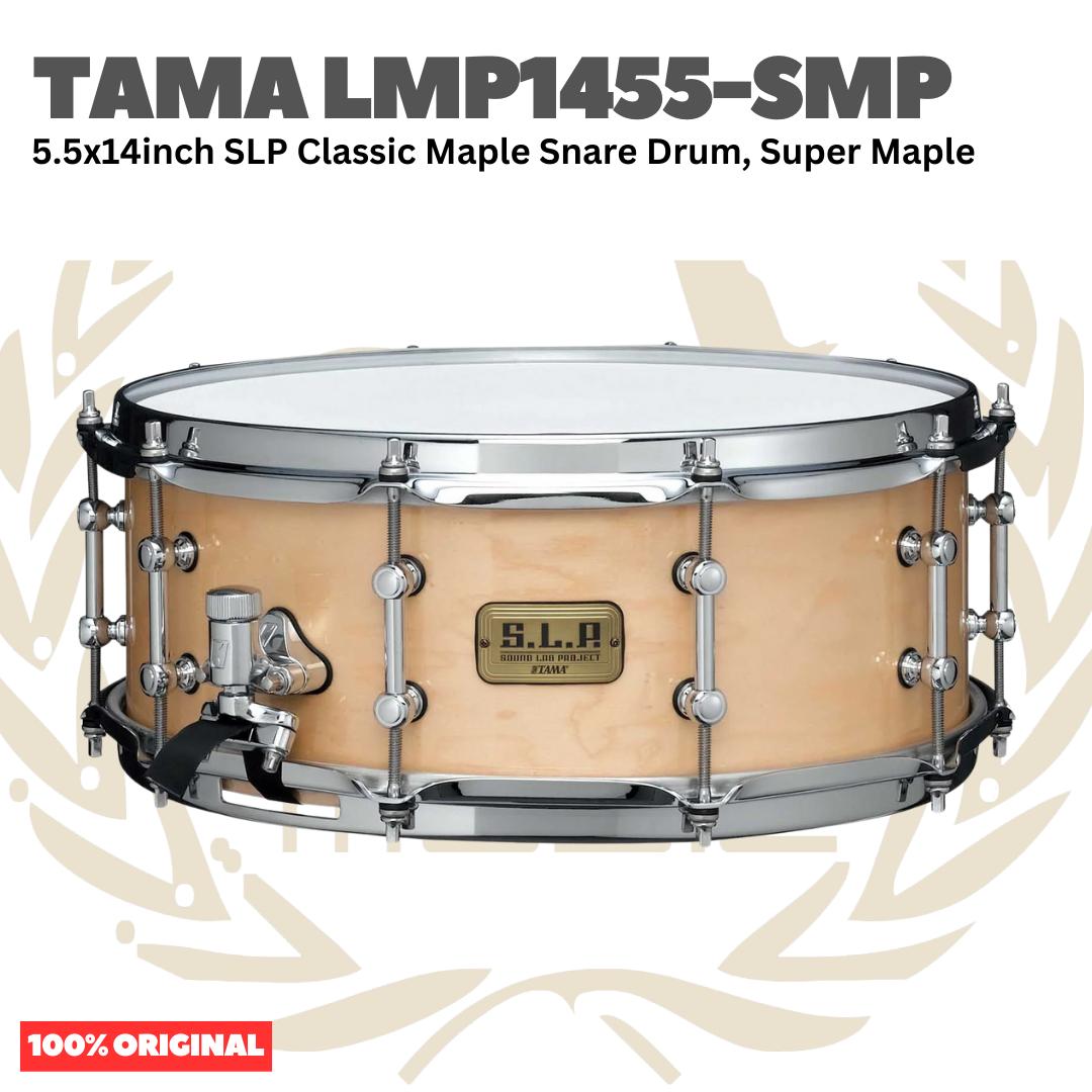 TAMA LMP1455-SMP 5.5x14inch SLP Classic Maple Snare Drum, Super Maple