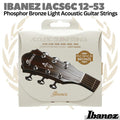 Ibanez IACS6C 12-53 Phosphor Bronze Light Acoustic Guitar Strings