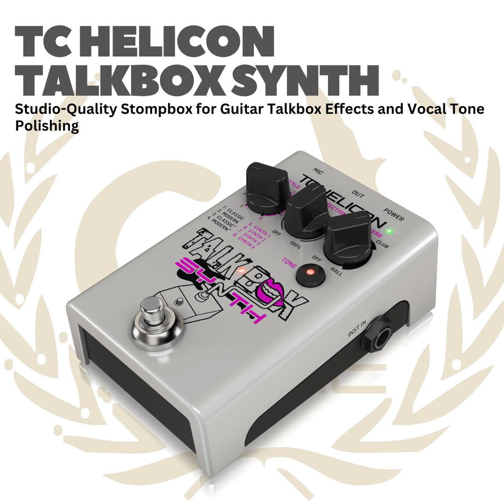 TC Helicon Talk Talkbox Synth - Efek Gitar Bass Pedal
