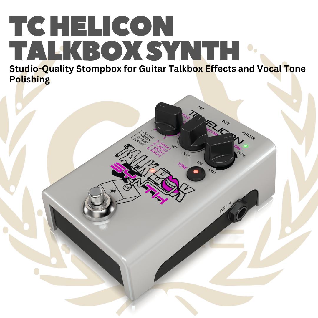 TC Helicon Talk Talkbox Synth - Efek Gitar Bass Pedal