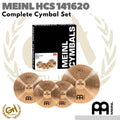 Meinl HCS141620 Complete Cymbal Set Hi hat 14", Crash 16", Ride 20"