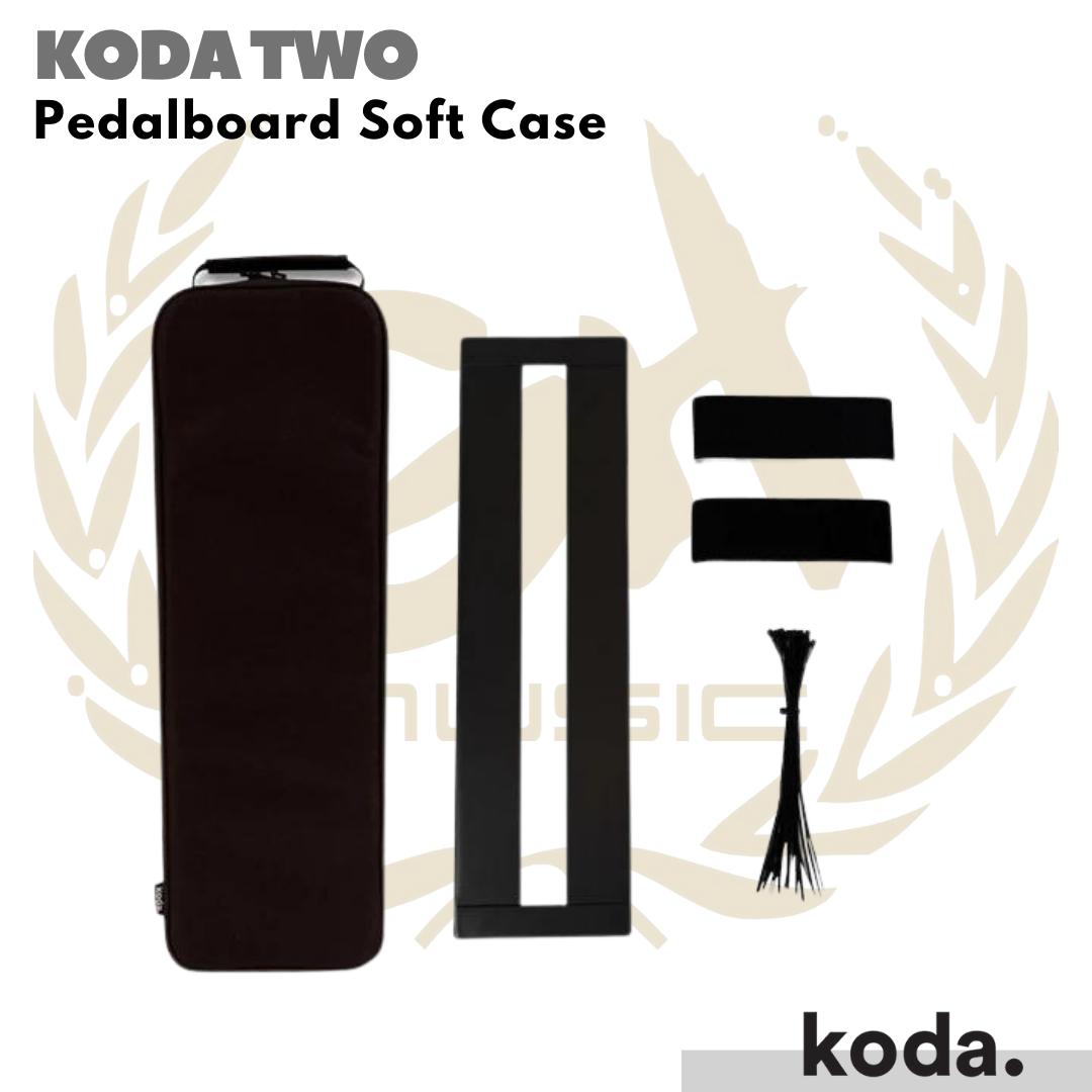 Koda Essential Effect Pedal Soft Case TWO + Pedalboard | Tas Efek