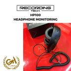 MONITORING HEADPHONE RECORDING TECH HP100