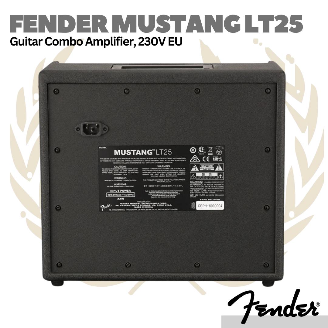 Fender Mustang LT25 Guitar Combo Amplifier - Ampli Speaker Gitar