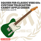 Squier FSR Classic Vibe 60s Custom Telecaster Electric Guitar - Gitar Listrik Elektrik Original Asli