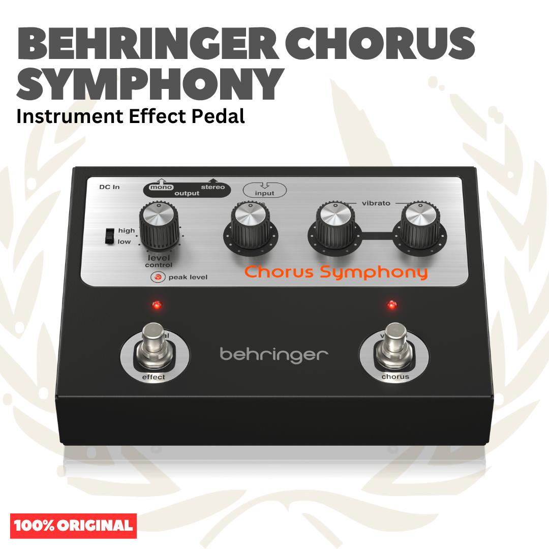 Behringer Chorus Symphony Instrument Effect Pedal - Efek Pedal Audio Instrumen