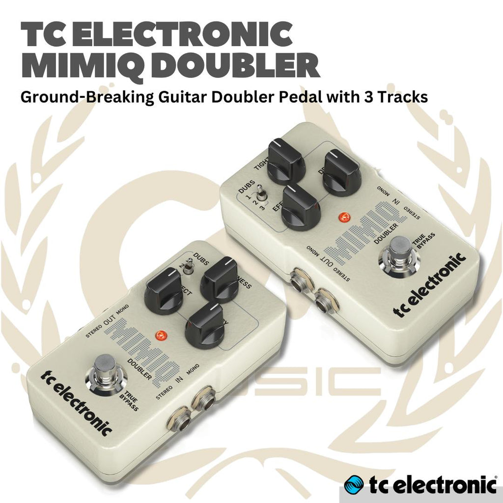 TC ELECTRONIC MIMIQ DOUBLER GUITAR EFFECT PEDAL - EFEK PEDAL GITAS BASS