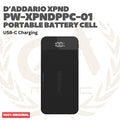 D'Addario PW-XPNDPPC-01 XPND Portable Battery Cell USB-C Charging - Power Battery 10,000mAh untuk Pedalboard Efek Gitar Bass