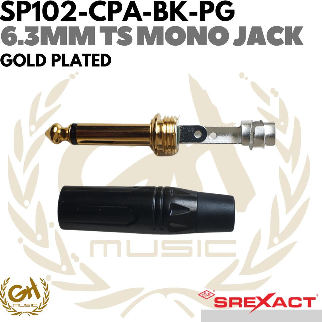 SREXACT 6.3mm TS Mono Jack - 6.5mm Akai Toa Instrumen Unbalanced 1/4"