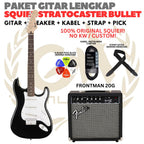 PAKET GITAR SQUIER STRATOCASTER BULLET Electric Gitar | GUITAR PACK