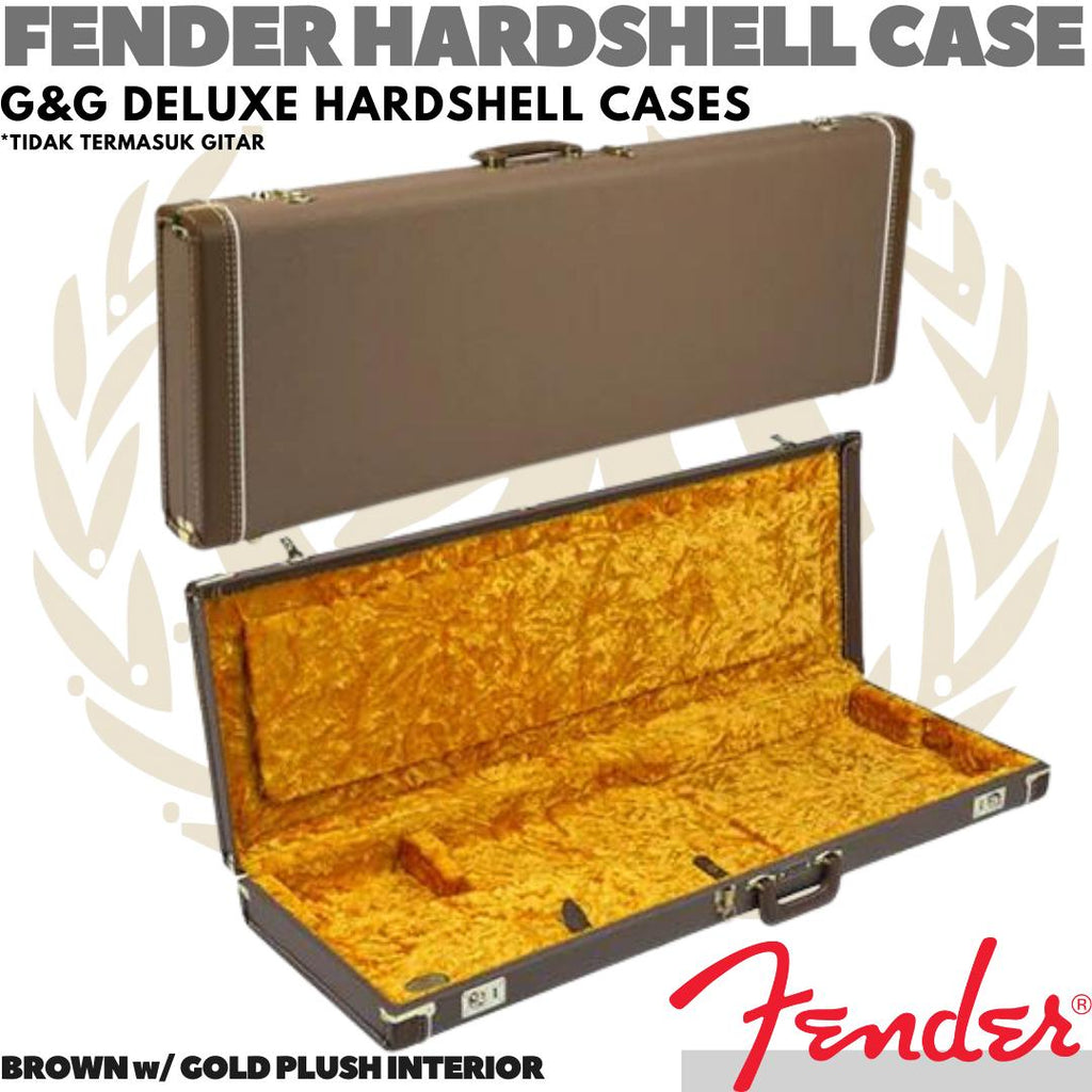 FENDER G&G Deluxe Case Strat Tele - Kotak Penyimpanan Gitar Hardcase