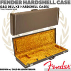 FENDER G&G Deluxe Case Strat Tele - Kotak Penyimpanan Gitar Hardcase