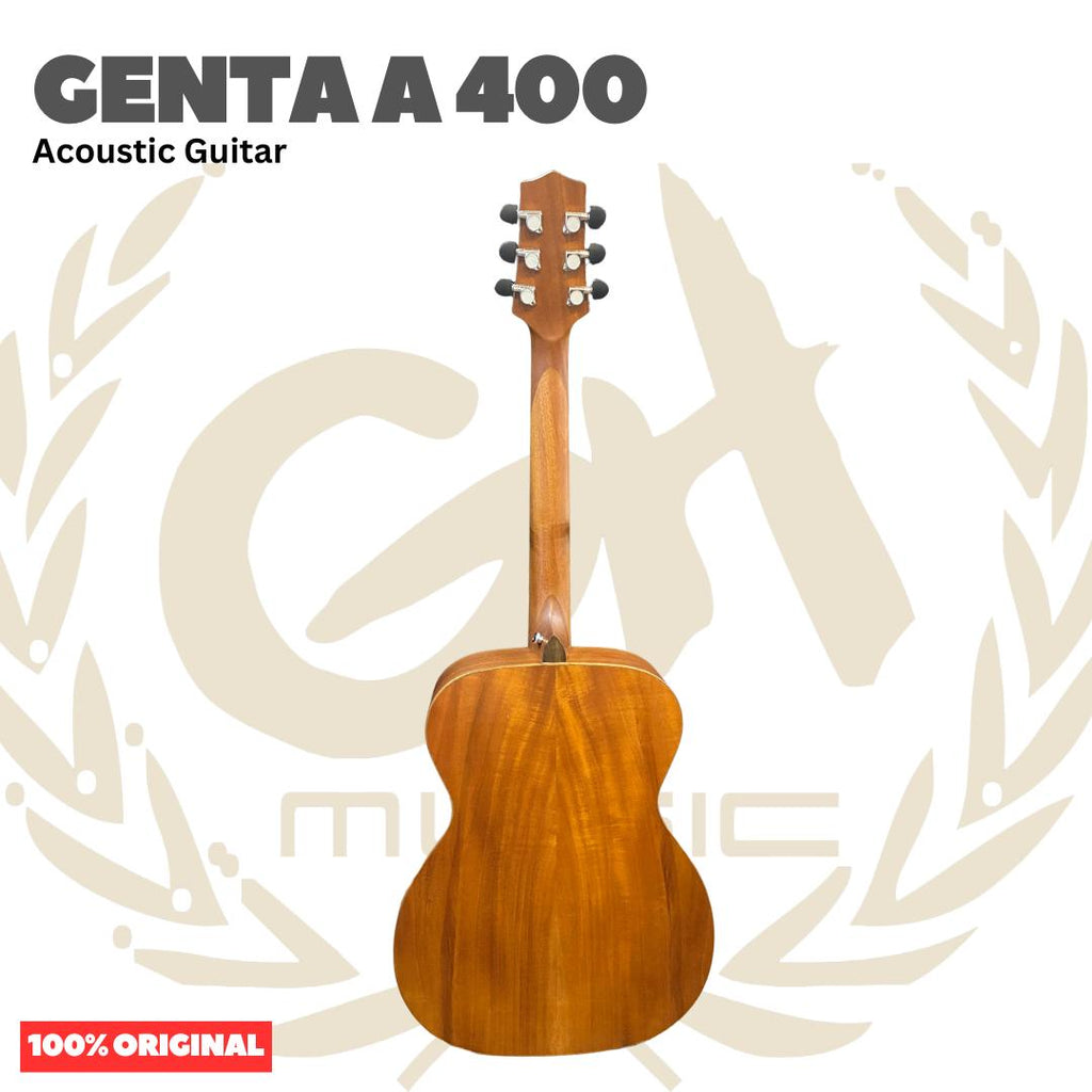 Genta A 400 Acoustic Guitar - Gitar Akustik Genta A400 Original Asli