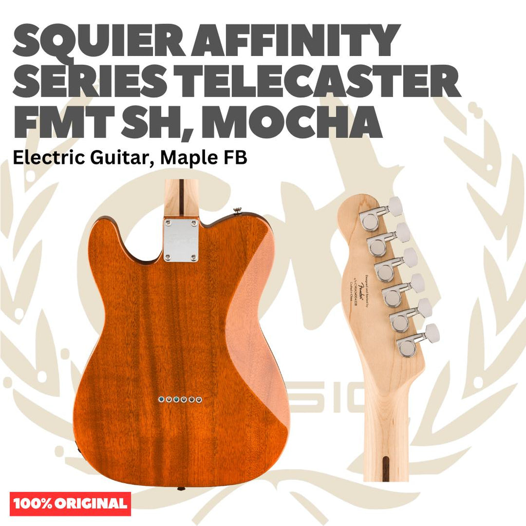 SQUIER Affinity Series Telecaster FMT SH Electric Guitar - Gitar Listrik Elektrik Flame Maple Top Original Asli