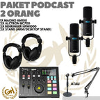 PAKET PODCAST 2 ORANG ALCTRON BC700 + MAONO AM100 + HEADPHONE