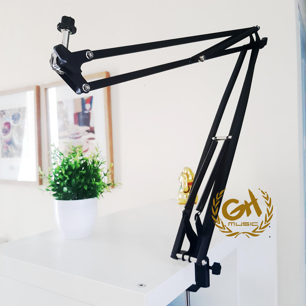 MIC ARM STAND RECORDING ZOOM PODCAST BROADCAST COVER LAGU VOICE OVER