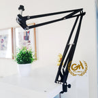 MIC ARM STAND RECORDING ZOOM PODCAST BROADCAST COVER LAGU VOICE OVER