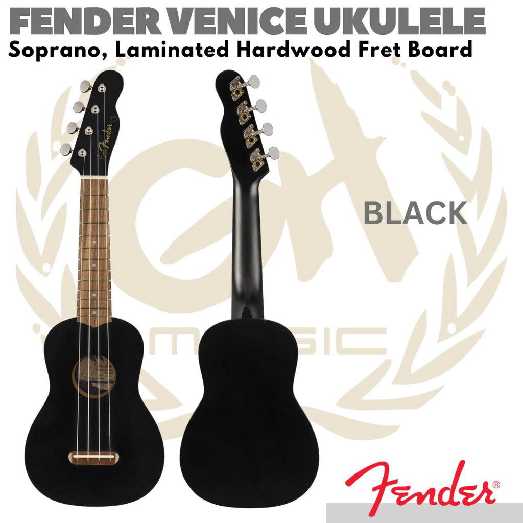 FENDER VENICE Soprano Ukulele Hardwood FB