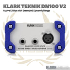 Klark Teknik DN100 V2 Active DI Box With Extended Dynamic Range