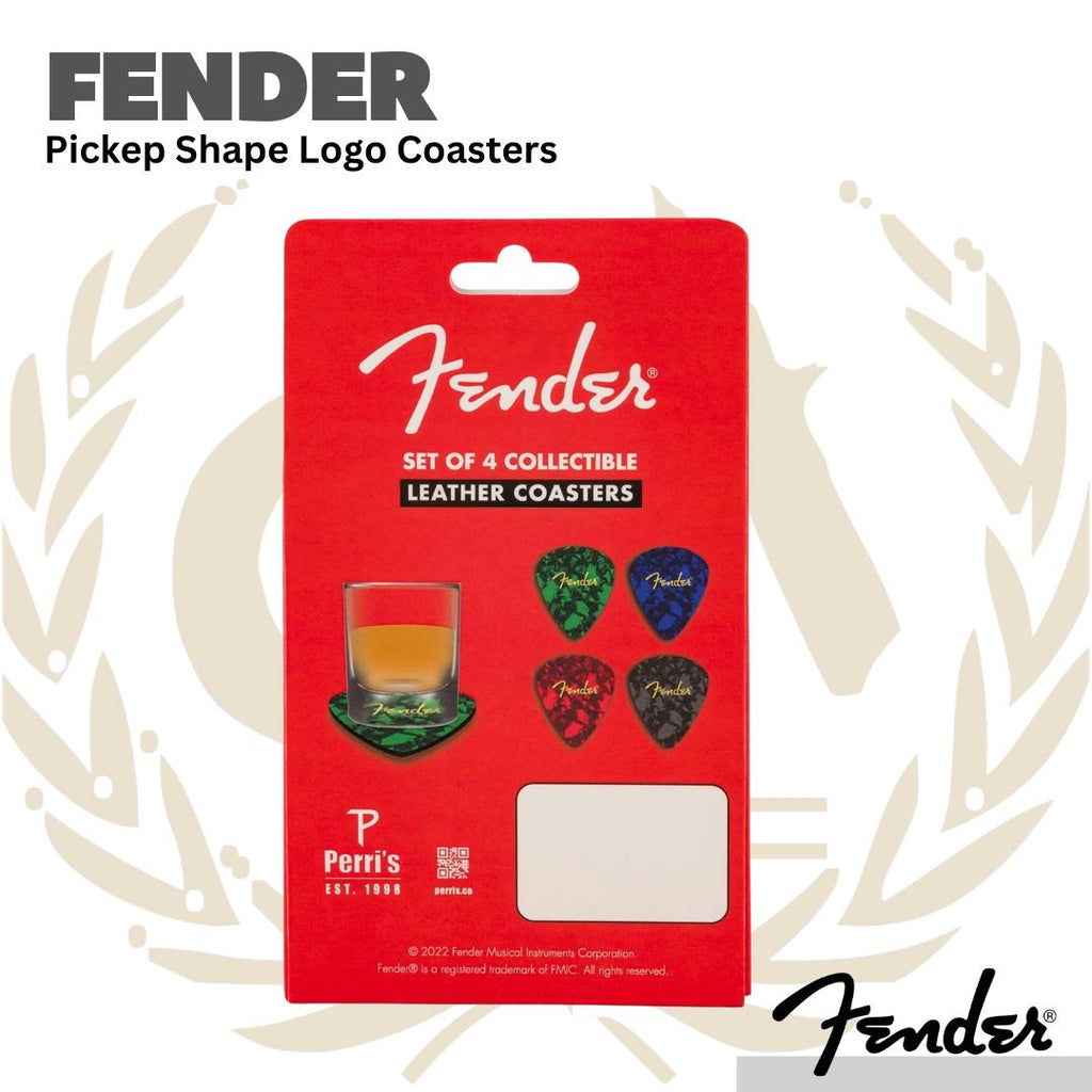 Fender Picked Shape Logo Coasters
