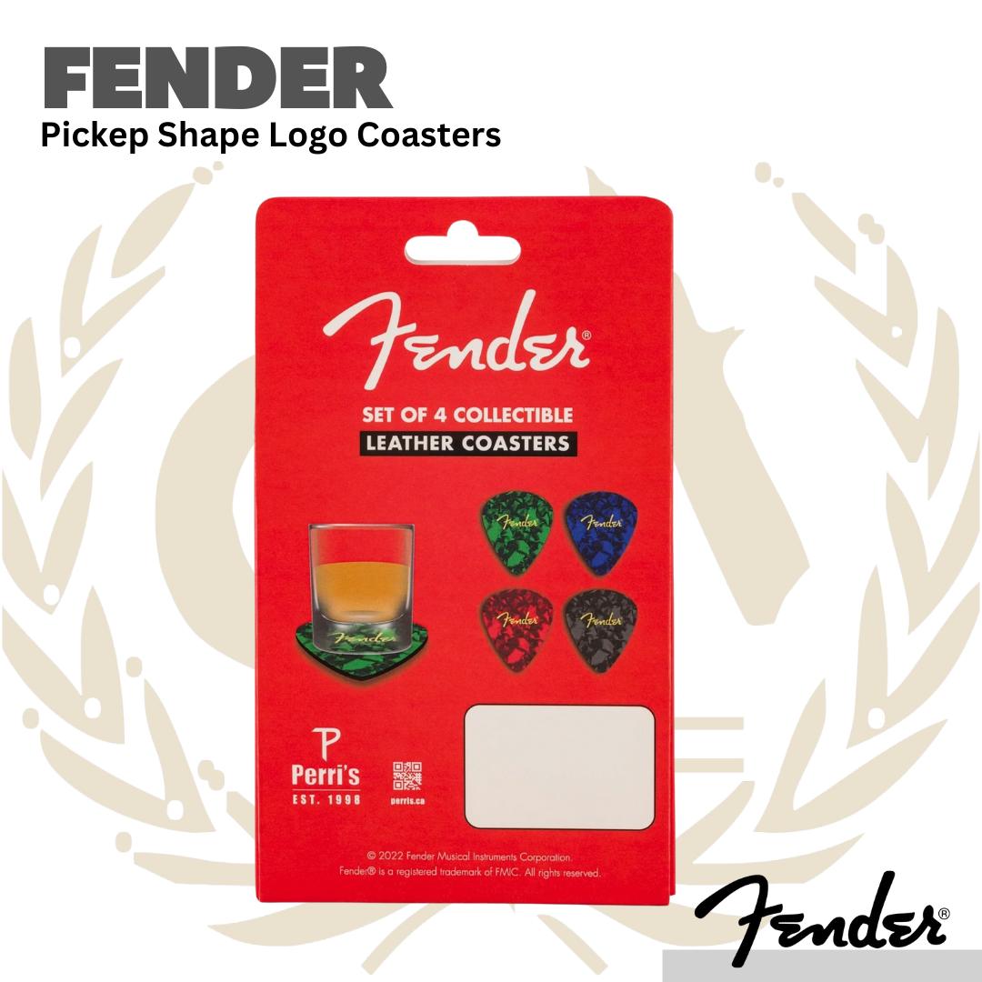 Fender Picked Shape Logo Coasters