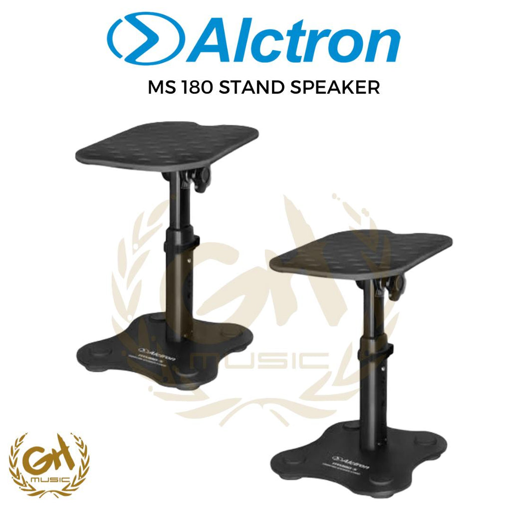 STAND SPEAKER MONITOR ALCTRON MS180 RECORDING ZOOM PODCAST COVER LAGU
