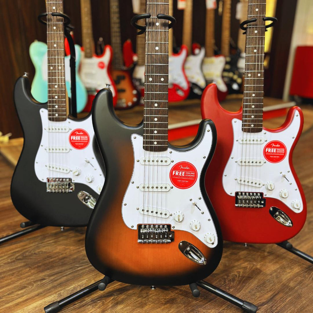 PAKET GITAR SQUIER STRATOCASTER DEBUT Electric Gitar | GUITAR PACK - Gitar Listrik Elektrik Original