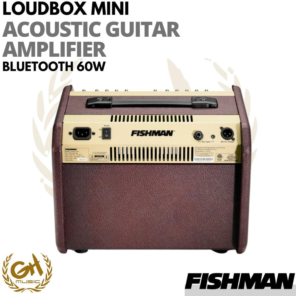 Fishman Loudbox Mini Bluetooth 60W Acoustic Guitar Amplifier UK