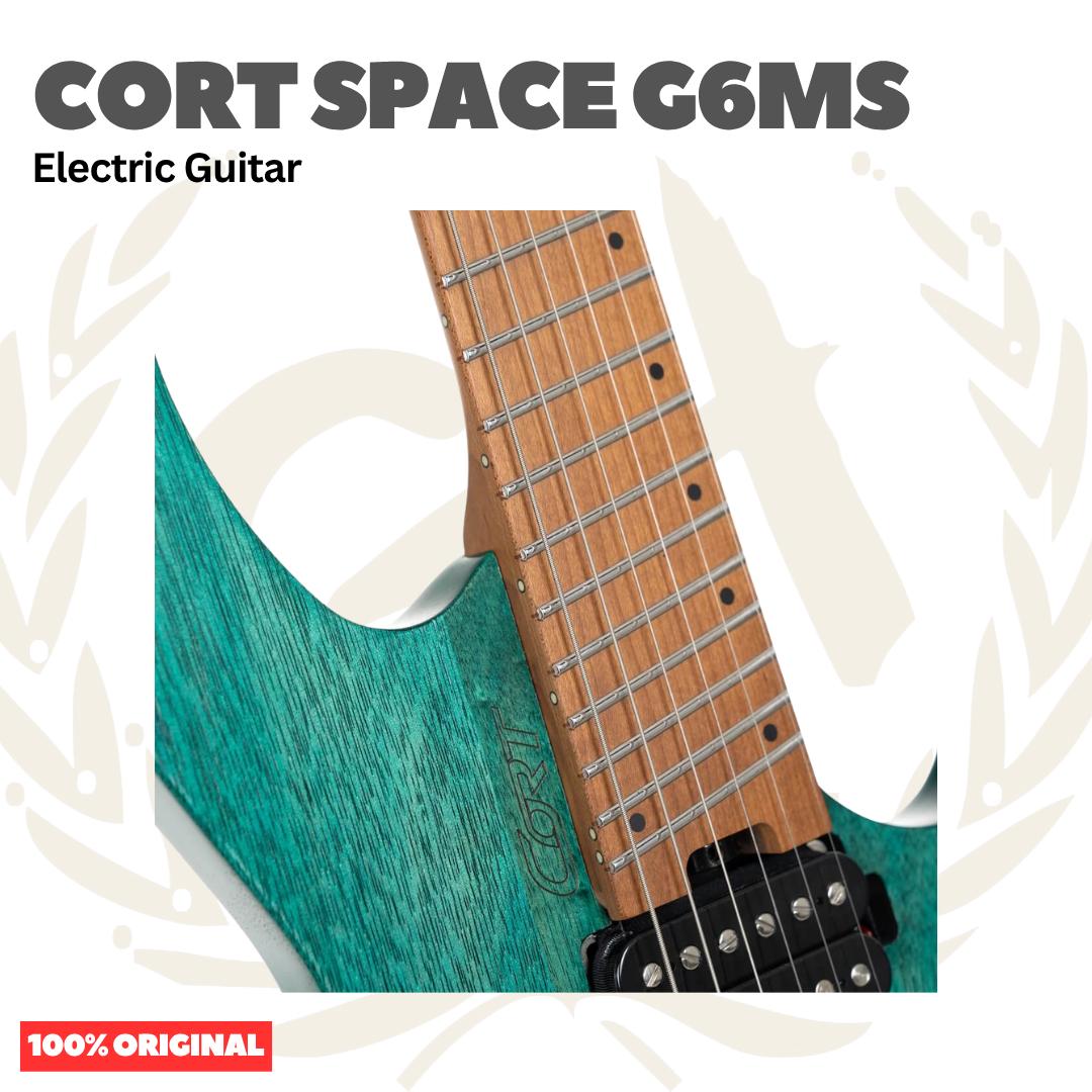 Cort Space G6MS Headless Multiscales Electric Guitar w/Bag - Gitar Listrik Elektrik